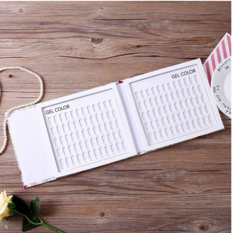 Woman Manicure Bright Nail Salon Business Card (2 × 2 in) (1.7 × 1.7 in) (92)