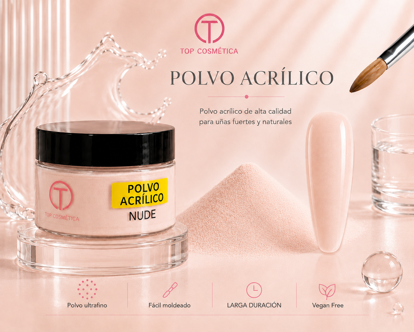 Polvo Acrílico Nude 80G